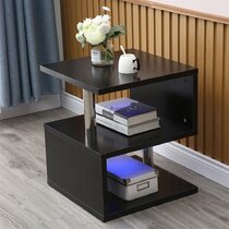 Wrought studio pillar end on sale table with storage